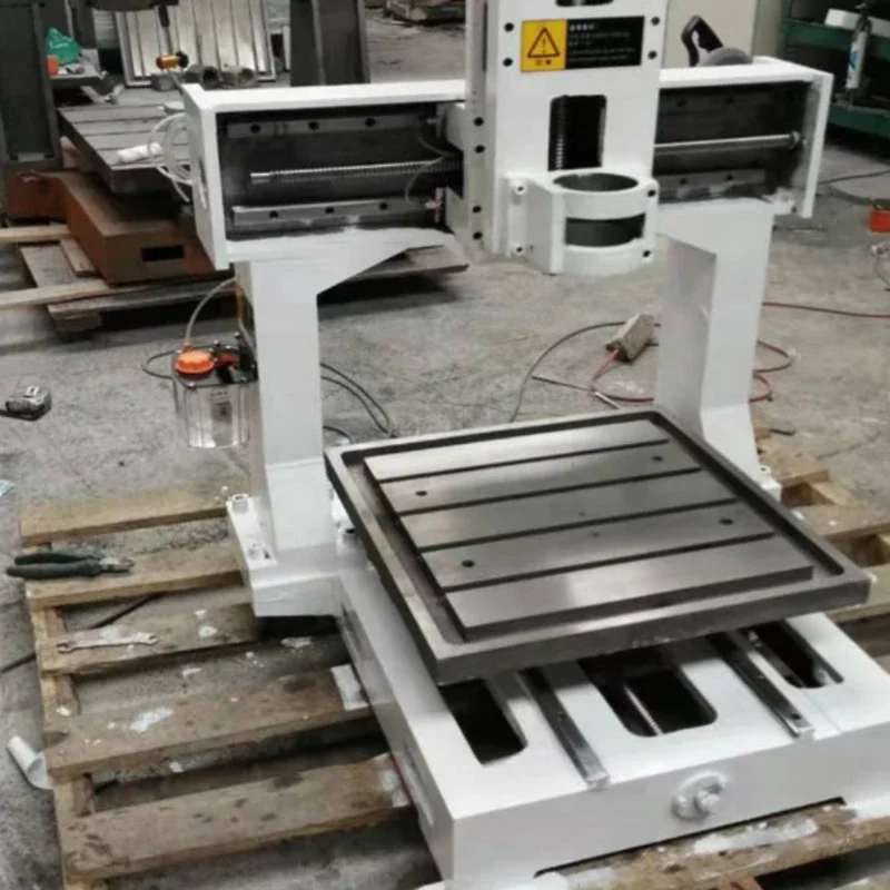 

Column integrated engraving machine bed, cast iron frame