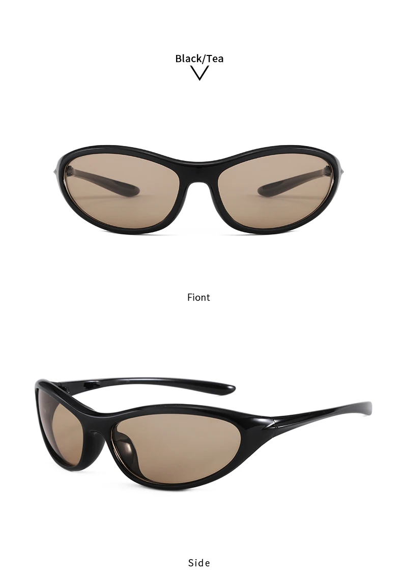 Y2K Punk Sportsonnenbrille für Männer und Frauen, integrierte Sonnenbrille, Markendesigner, Vintage-Sonnenbrille, UV400, Punk-Mode-Sonnenbrille – Detail 10