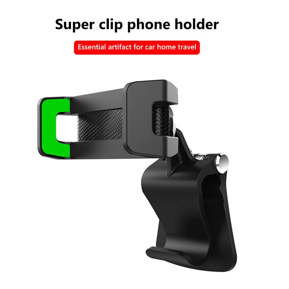 Supporto universale per telefono cellulare Supporto per clip per valigia per auto Supporto per passeggino Supporto per cellulare per parabrezza