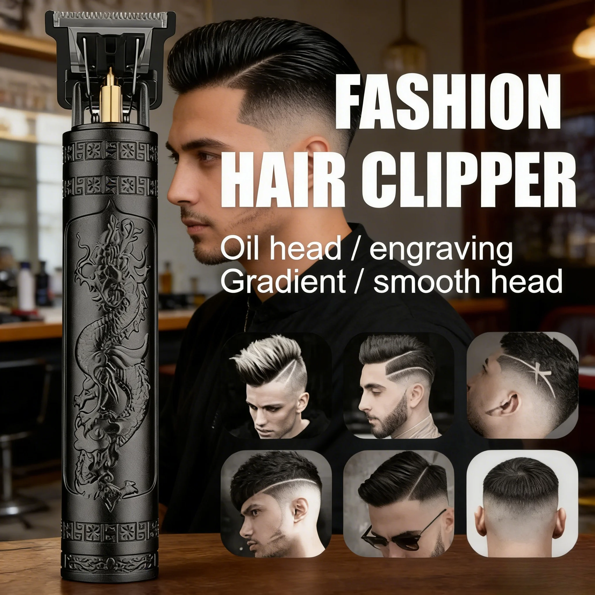 

NEW 2026 Hair Cutting Machine T9 Hair Clipper USB Fast Charging Shaver Barber Cordless Hair Trimmer For Men's Barber
