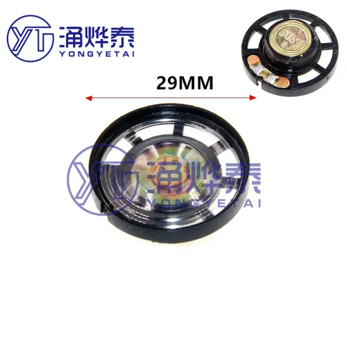 Imagen 2 del producto YYT 5 uds juguete plástico pequeño altavoz 0,25 W 8R 29MM 27MM altavoz magnético externo MP3 voz pequeño altavoz