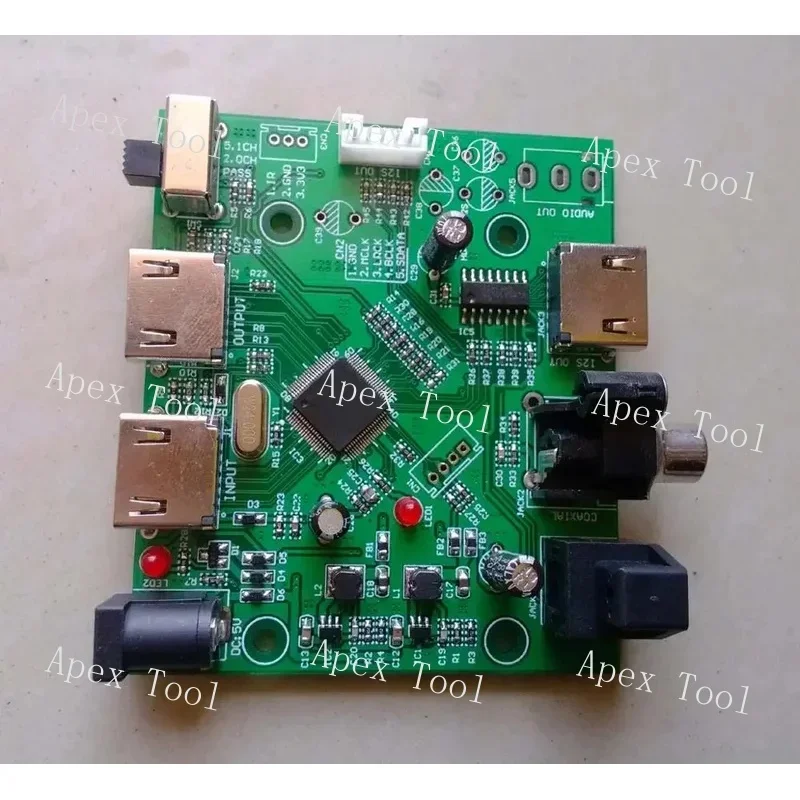 HDMI/MHL to IIS I2S HDMI IIS I2S Separate Extract Audio I2S/DSD/Optical/Coaxial with Case