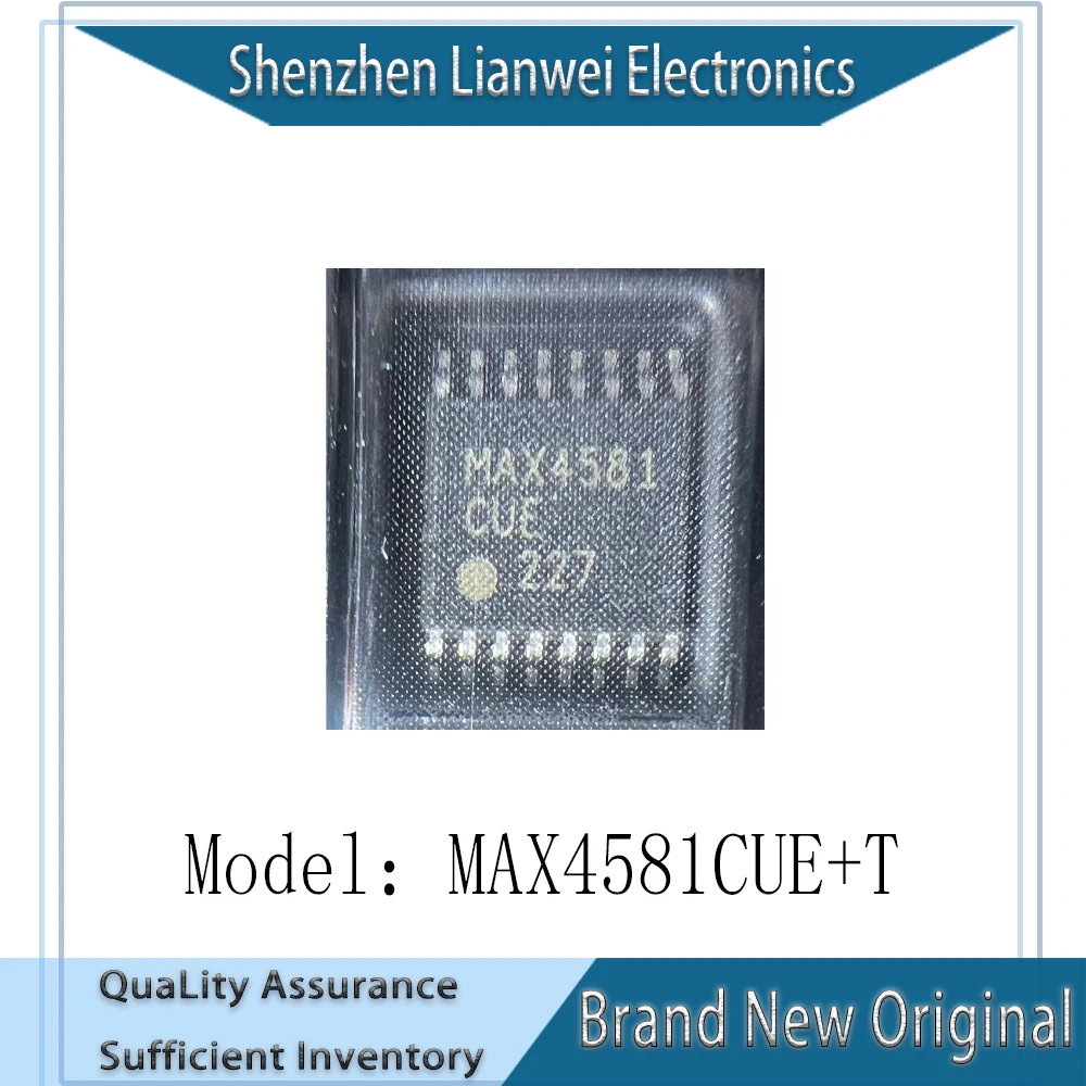 

100% New Original MAX4581 MAX4581CUE+T MAX4581CUE+ MAX4581CUE IC Chipset TSSOP-16