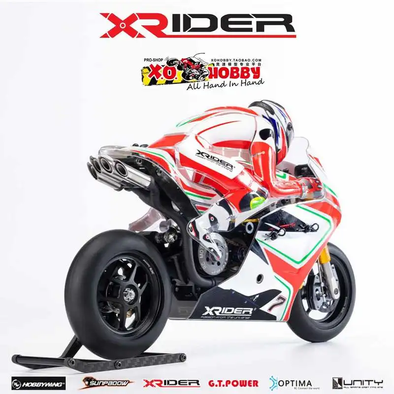 1/8 Rc Xrider Saturn7 7th Anniversary Edition Single Rocker Remote Control Motorcycle Model Arr Edition Motorcycle Toy Gift