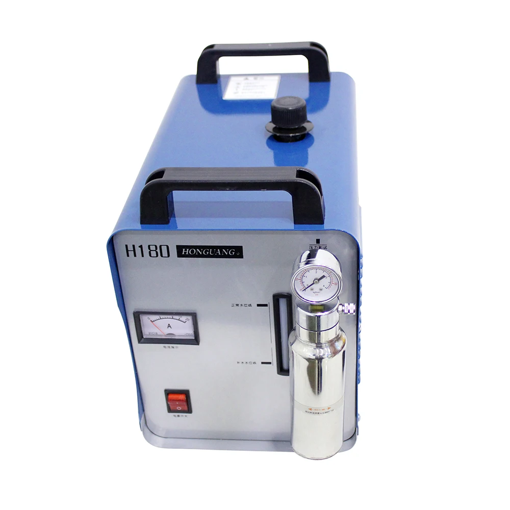 H160/H180 Vlam Polijstmachine 220V Lasser Machine Plexiglas Acryl Waterstof Elektrolyse Water Lasmachine