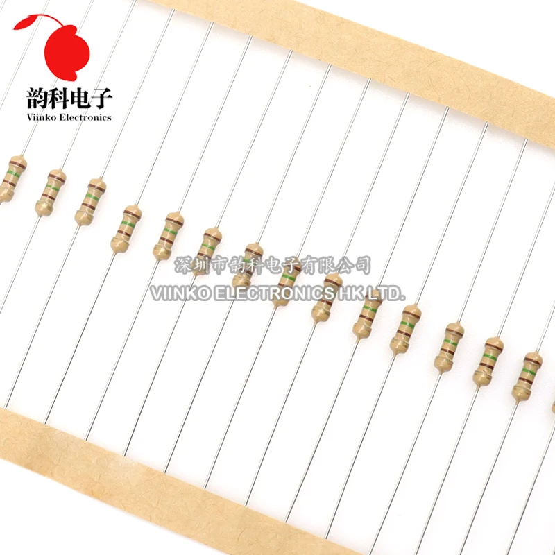 Imagem -03 - Kit de Resistor de Filme de Carbono Resistance Assorted Grupo 1r 1m Ohm 025 w Sample Pack 860 Pcs 4w 43 Valores X20 Pcs