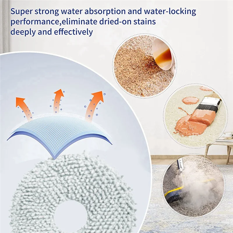 The New 10PCS Accessories Kit for Bot L10S Pro /L10S Ultra /W10S Pro /S10 Plus Robot Vacuum Cleaner Replacement Parts