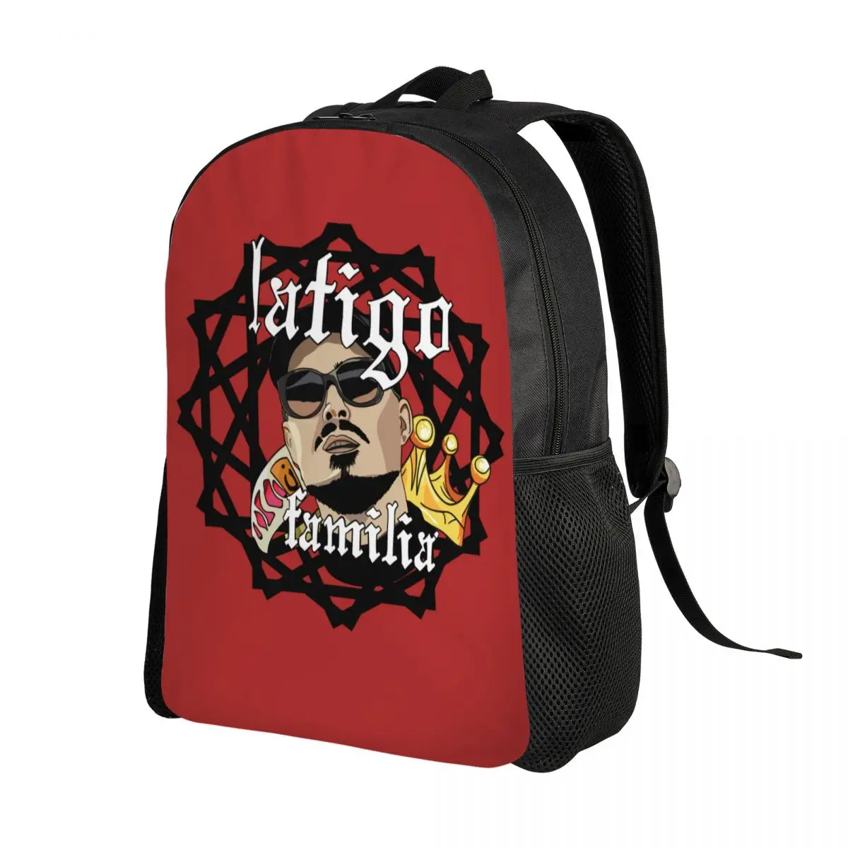 Custom Spanish Rapper Rock Dellafuente Backpacks for Boys Girls School College Travel Bags Women Men Bookbag Fits 15 Inch Laptop