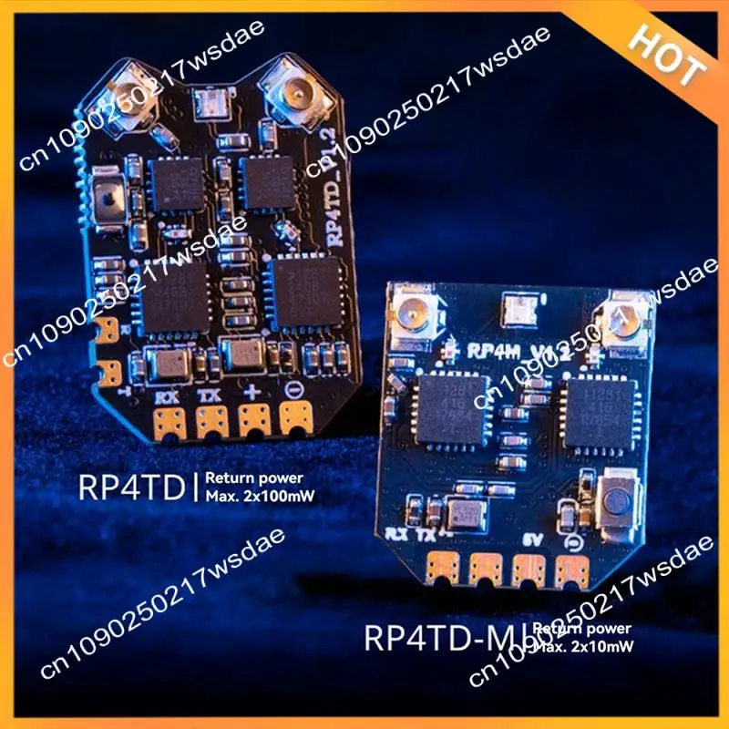 

X08A RP4TD-M Приемник Expresslrs RP4TD-M Двухканальный приемник Expresslrs 2,4 ГГц Двухканальный приемник с дистанционным управлением и навигацией