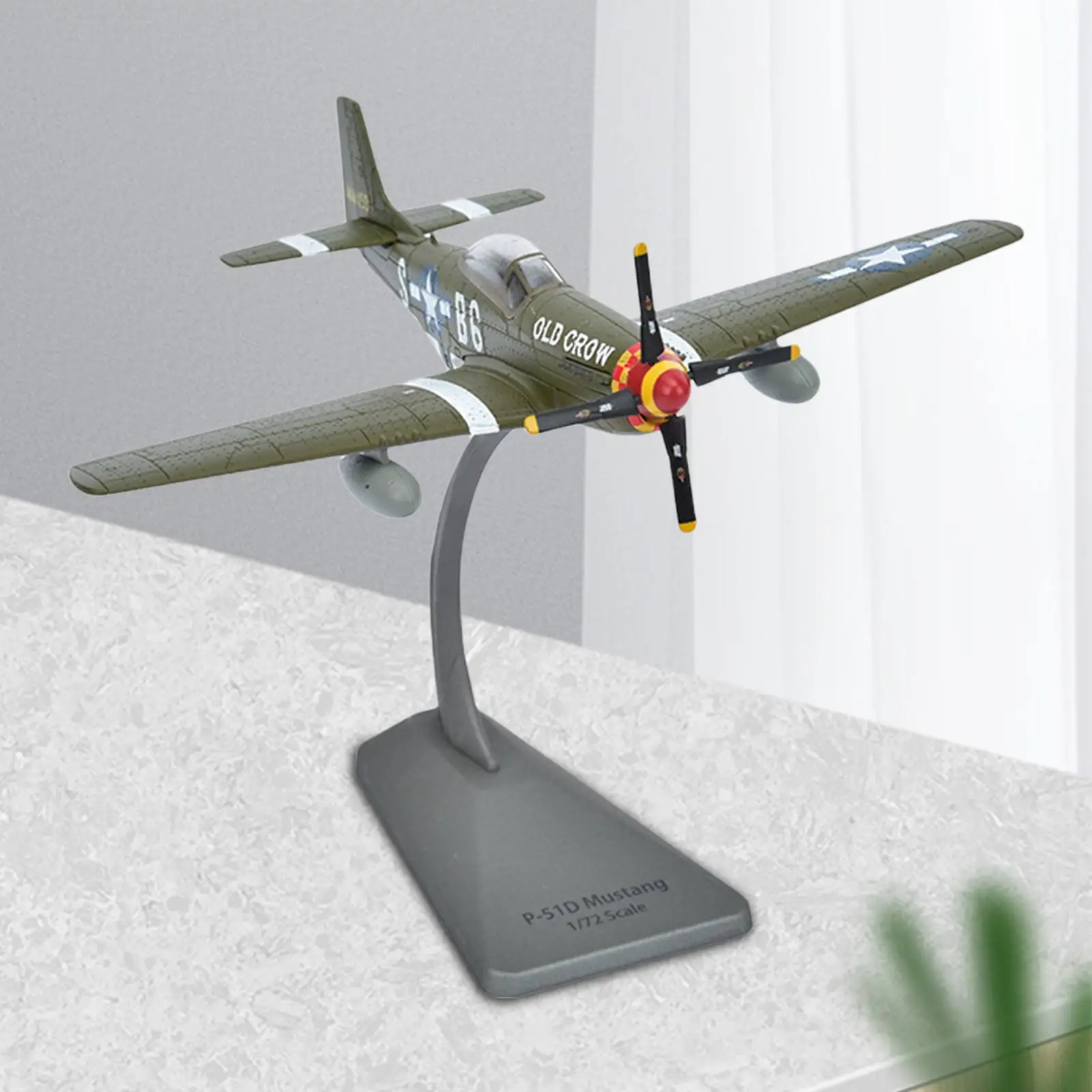 P51b航空シミュレーション航空機モデル、プロ航空、1:72