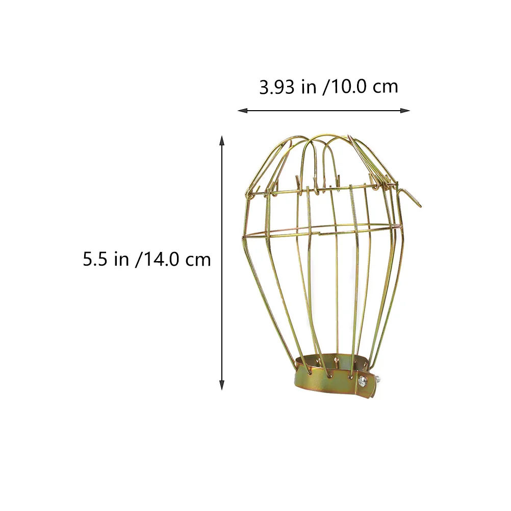 

3 Pcs Iron Anti-Scald Heater Guard for Reptile Box Efficient Heat Dissipation Durable Structure Ceramic Heating Lamp Day Night