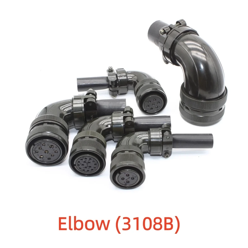 1Pcs 4/7/8/9/17Pin Core Servo Motor Aviation Plug 18-10S MS3108B/3106A/312A5 US Military Specification Connector