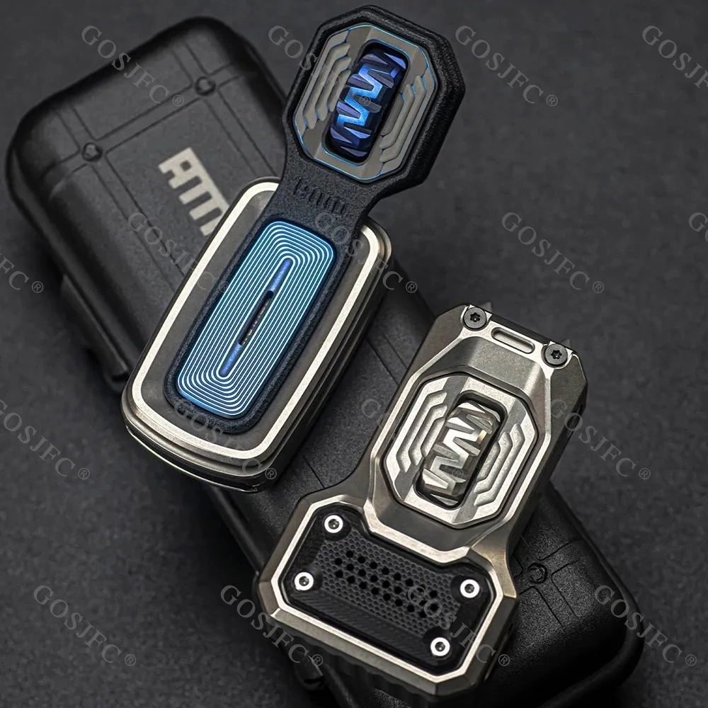 الذخيرة EDC GRAGKER-M الفقرة المغناطيسية اسئلة تململ سبينر التيتانيوم ألعاب متململة للبالغين لعبة لتخفيف التوتر #4