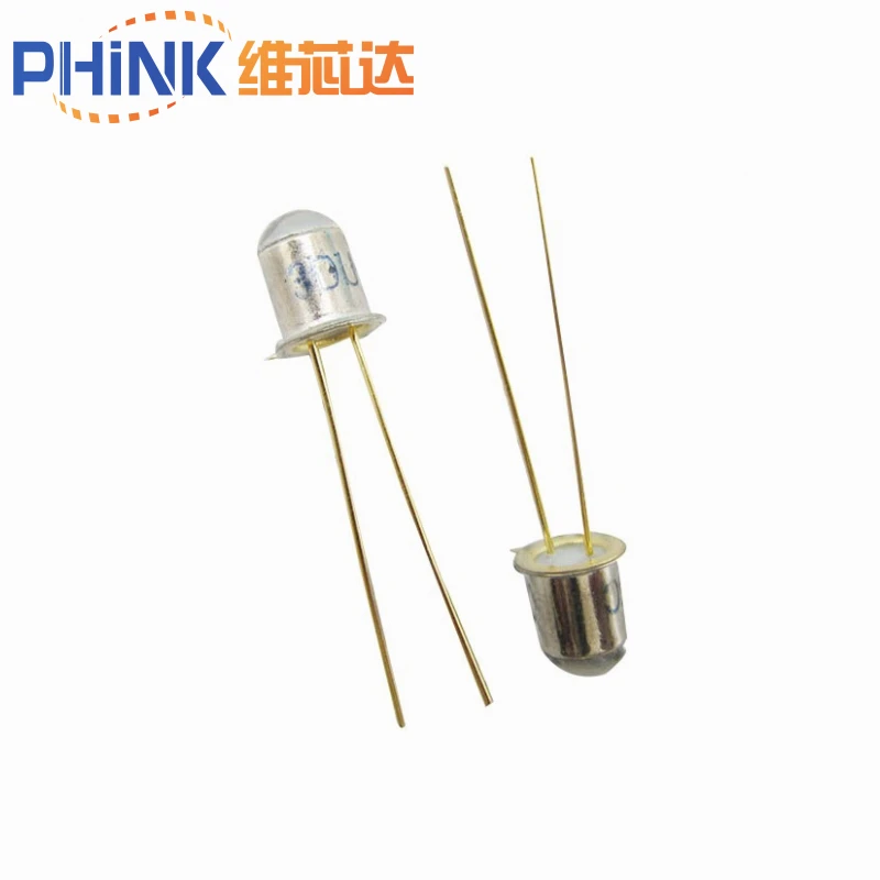 10 pcs 3DU5C Silicon Phototransistor Transistor 2-feet Metal Package