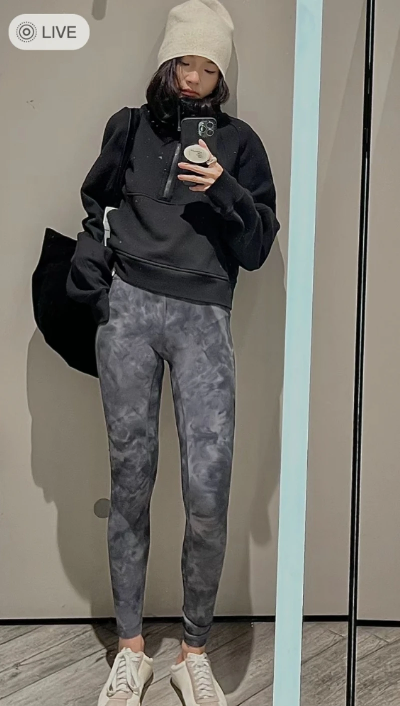 

Льняные женские брюки для йоги Lulu с высокой талией, 25 Sensation Align, эффект «второй кожи», летняя коллекция, 100% лён