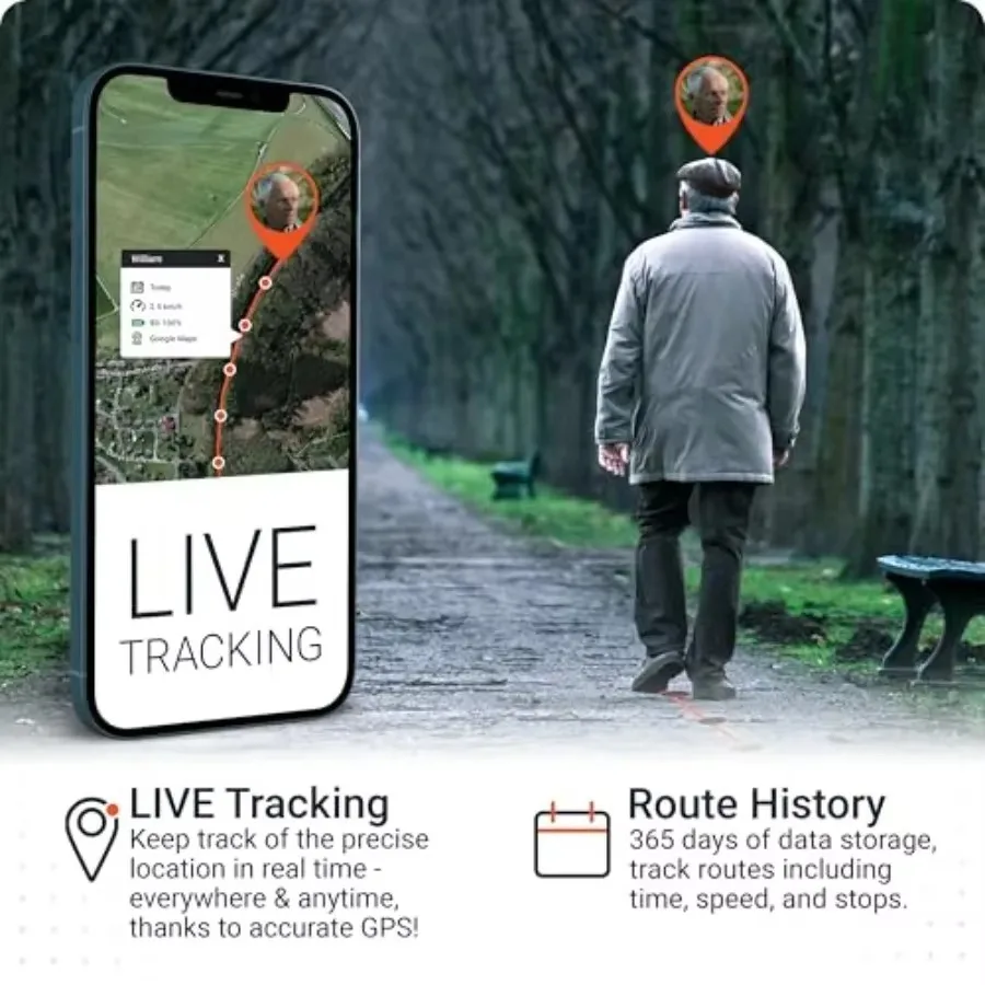 FurStarPAJ Allround Finder 4G Real-Time GPS Tracking For Cars Motorcycles Seniors With SOS Button Voice Messages And Up To 40-Da