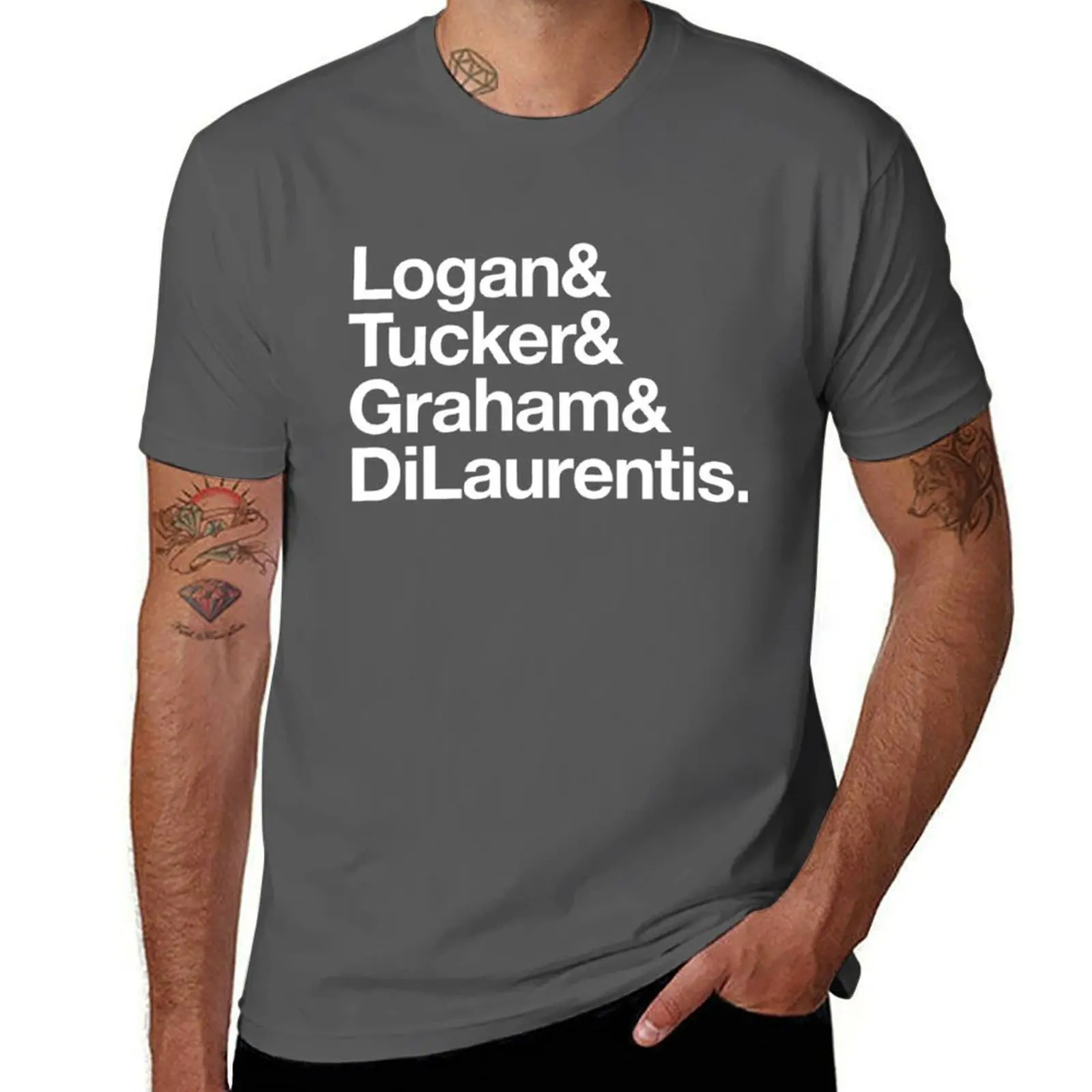 

Off Campus - Logan and Tucker and Graham Di Laurentis. T-Shirt Work Outdoor Short Sleeve Tee