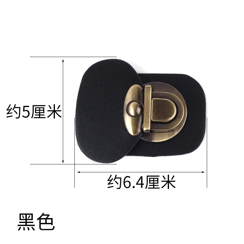 3 Stück PU-Leder Metall Druckknopf Schnalle für Kleidung Schuhe Pelzmantel Manschettenknöpfe Tasche Dekoratives Nähzubehör – Detail 6