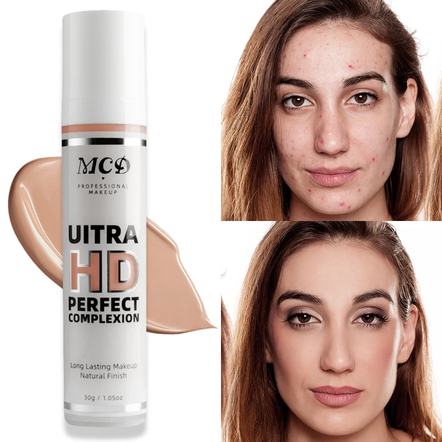 9 Shade Full Coverage Concealer Liquid Foundation Concealer - makeup high coverage  Base makeup Foundation cream  Natural Matte,