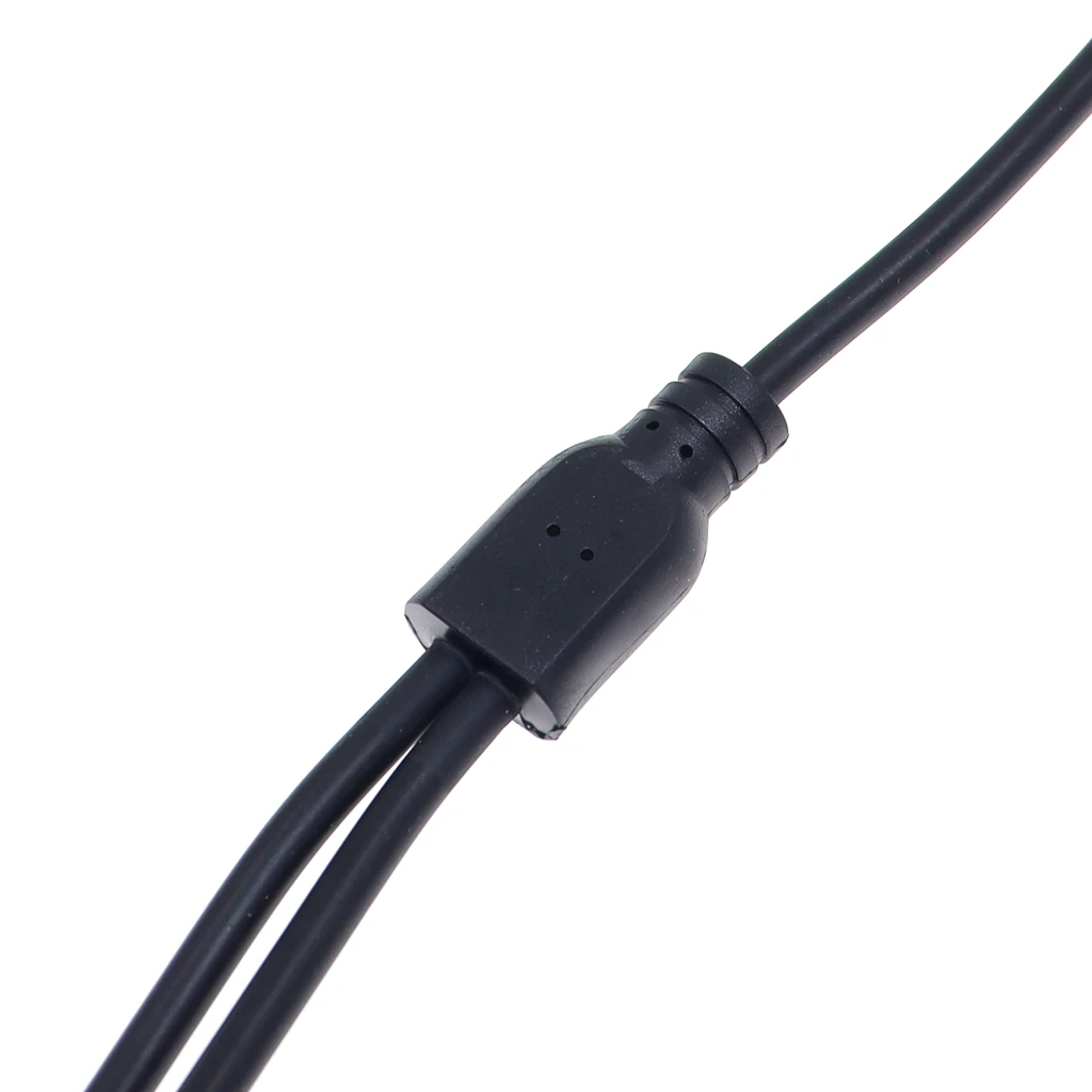 18AWG DC 5.5mm*2.5mm Power 2 Female to 1 Male Way Splitter Adapter Connector Plug Cable 12V For CCTV Camera LED Strip Light