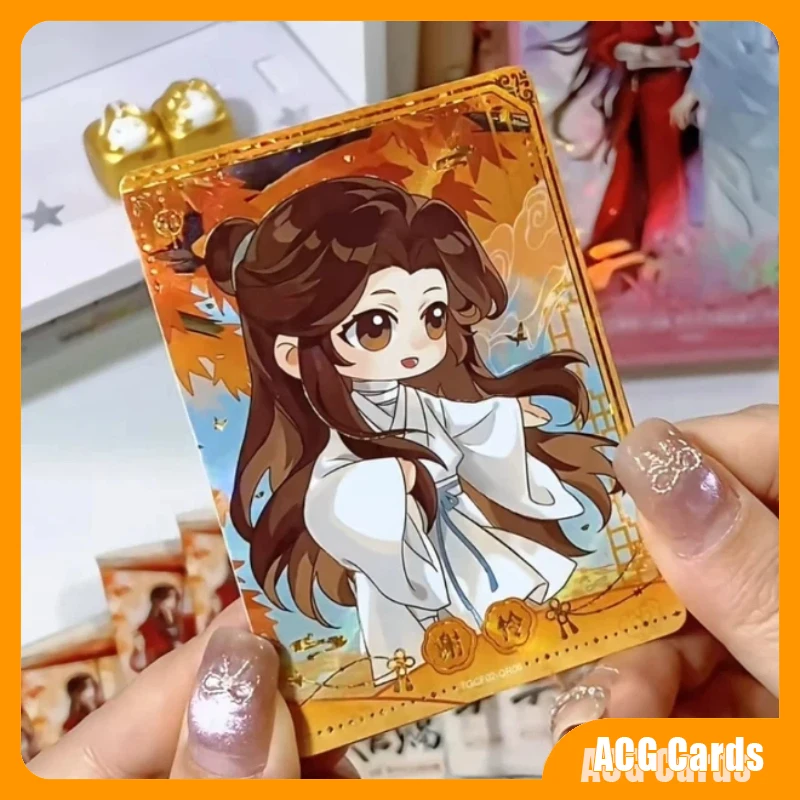 In Stock Tianguan Blessing Four Seasons Card Anime Anniversary Edition Collected Card Blind Box Original Nice Festival Gift Toys
