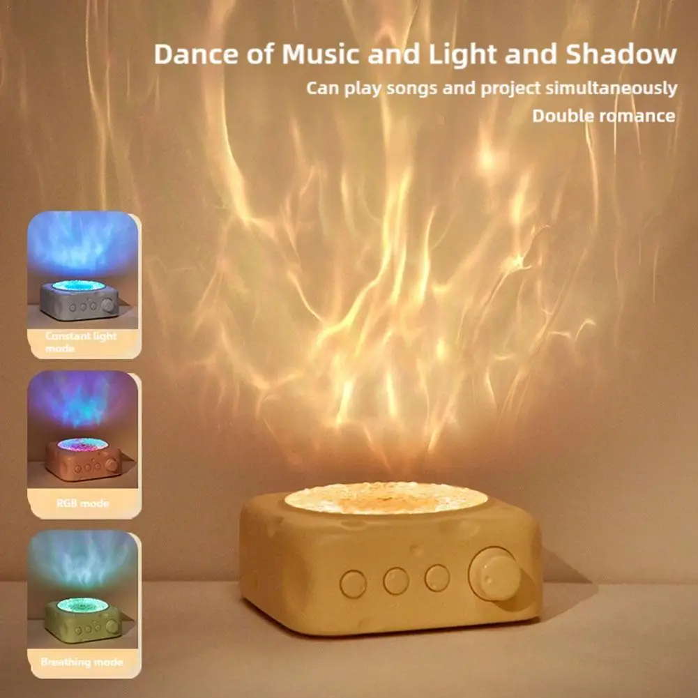 Cheese Projection Bluetooth Speaker LK13 with HIFI Audio Night Light Atmosphere Birthday Gift Outdoor Wireless Speaker 1pcs