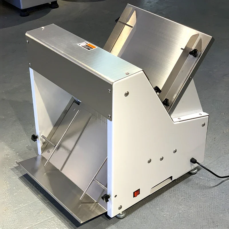 # Productos de tendencia, recién llegados, máquina cortadora de hamburguesas en rodajas para bollos comerciales de China, uso de panadería, rebanadora de pan