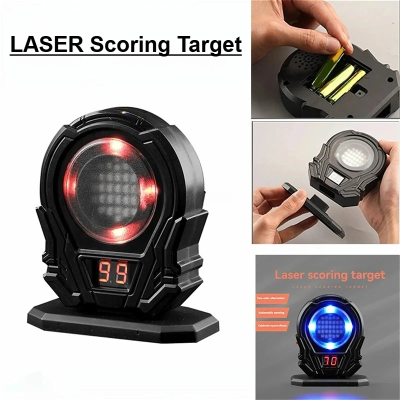 الأشعة تحت الحمراء التعريفي الإلكترونية التهديف الليزر الهدف اللون الحساسة الممارسة مع لعبة التدريب المؤثرات الصوتية #1