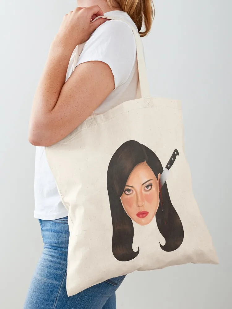

Aubrey Plaza Tote Bag bags luxury women shopper bag women large size bags tote bag canvas