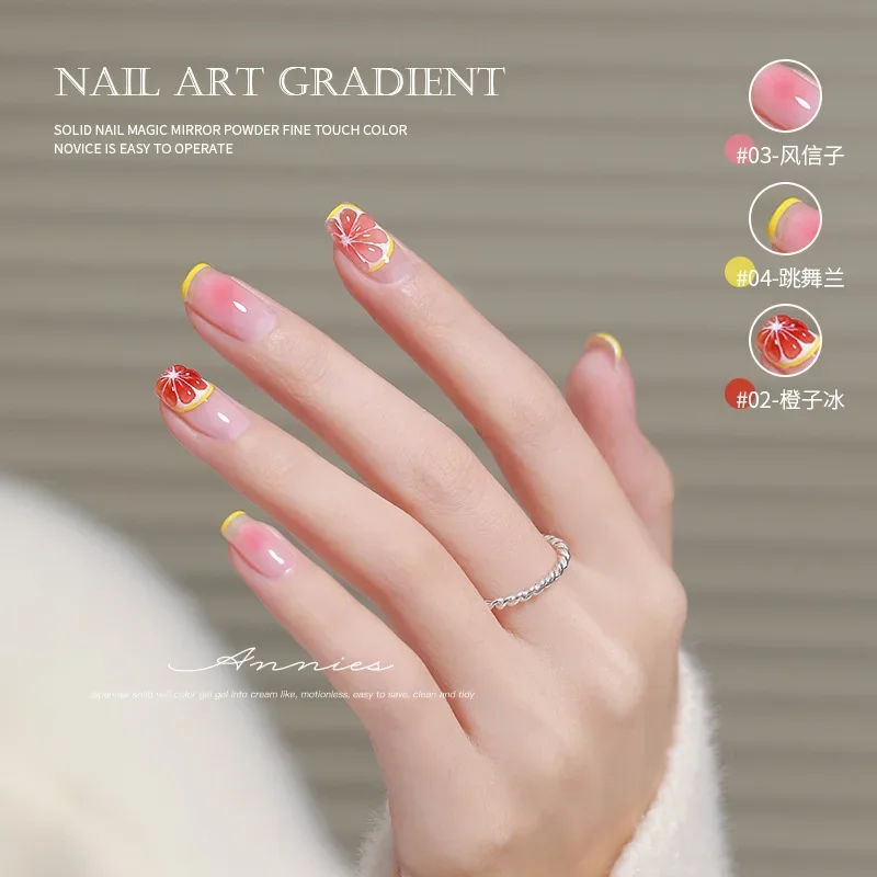 9 Colors Ice Transparent Nail Polish Summer Ice Transparent Dopamine Nail Polish Glue Net Red Glaze Color 15ml/bottle