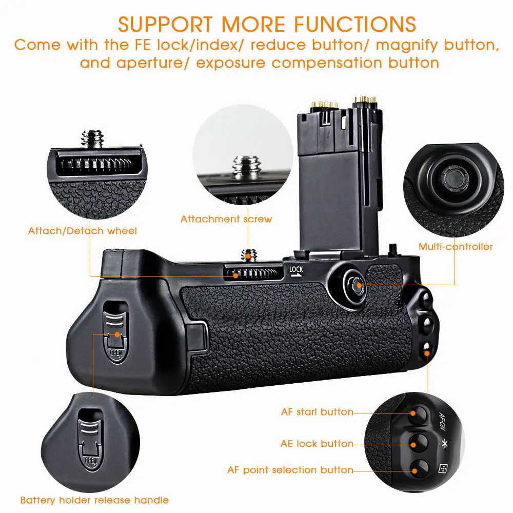 5DSR Battery Grip BG-E11 Vertical Grip for Canon EOS 5DSR 5DS R Vertical Battery Grip