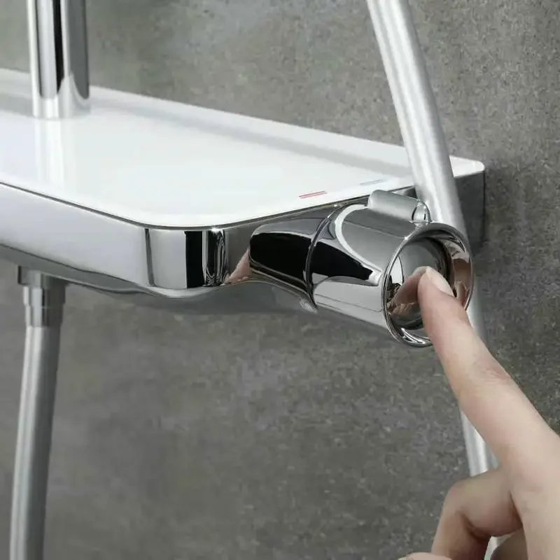 Bathroom Shower Set, Household Toilet Fashion Head Temperature Control