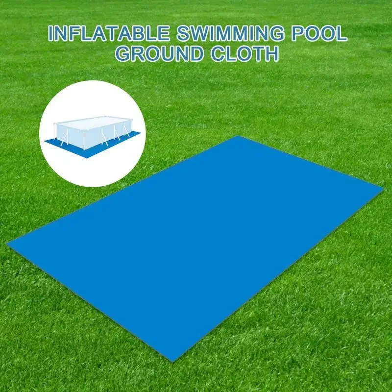 

Multi Sizes Pool Ground Mat Cover Large Size Swimming Pool Ground Cloth Rectangular Floor Protect Pool Reduce Wear Carpet Cloth