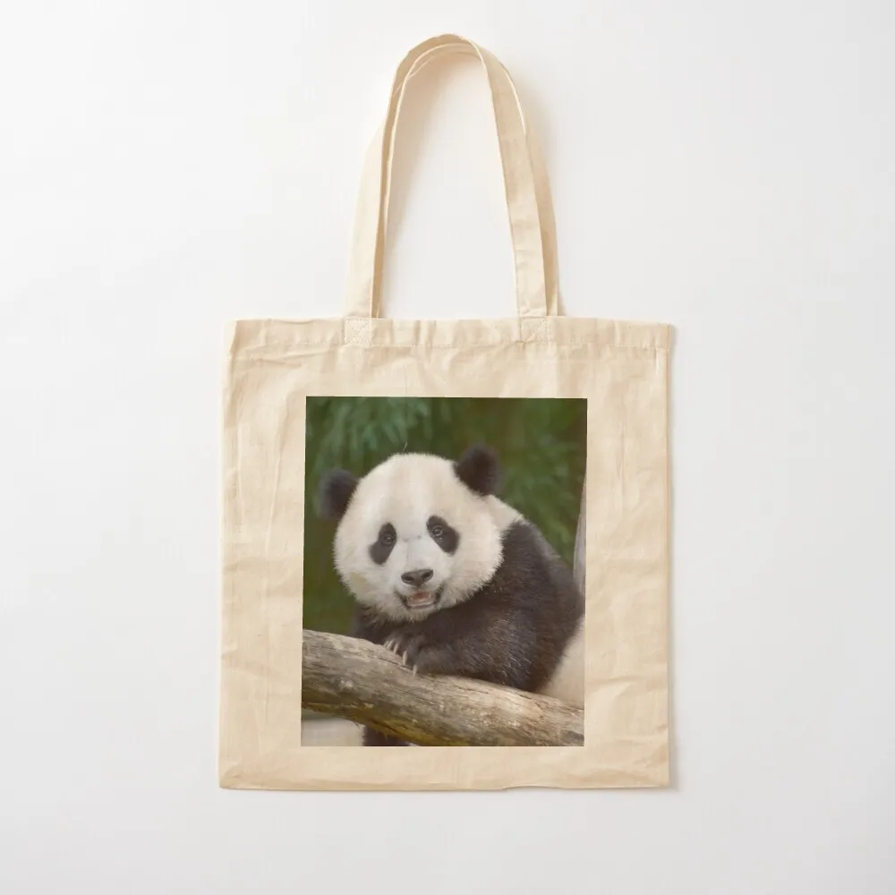 

Baby Panda Xiao Qi Ji at the National Zoo Tote Bag Women's handbag Large bags for women Canvas Tote Bag