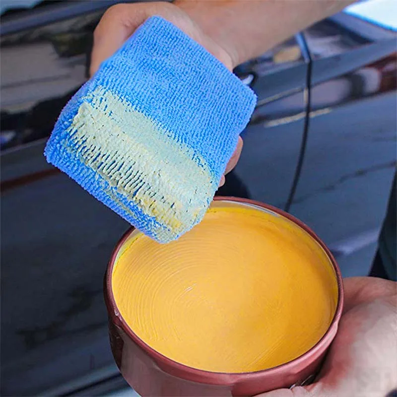 SEAMETAL 13pcs Car Polishing Waxing Sponge Microfiber Polish Scratch-Free Car Detailing Care Tool Kit for Auto Interior/Exterior