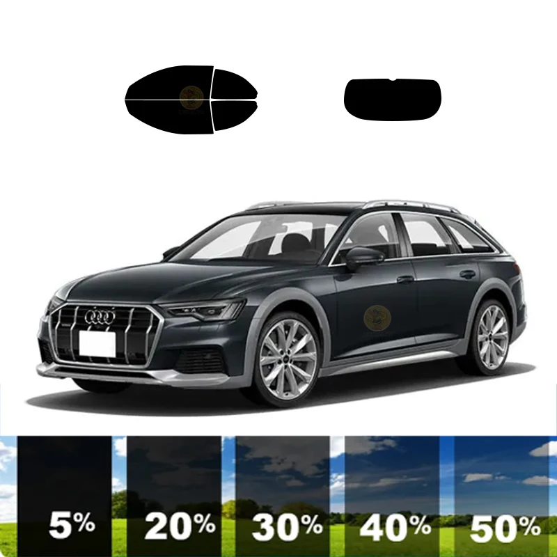 precut Removable Window Tint Film For Car 100% UVR 5%-35%VLT Heat Insulation Carbon ﻿For DAEWOO LANOS 2 DR HATCH 1998-2002