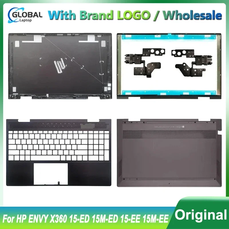 

Laptop Case for HP ENVY X360 15-ED 15M-ED 15-EE 15M-EE LCD Back Cover Front Bezel Palmrest Bottom Case Hinges Cover L93204-001