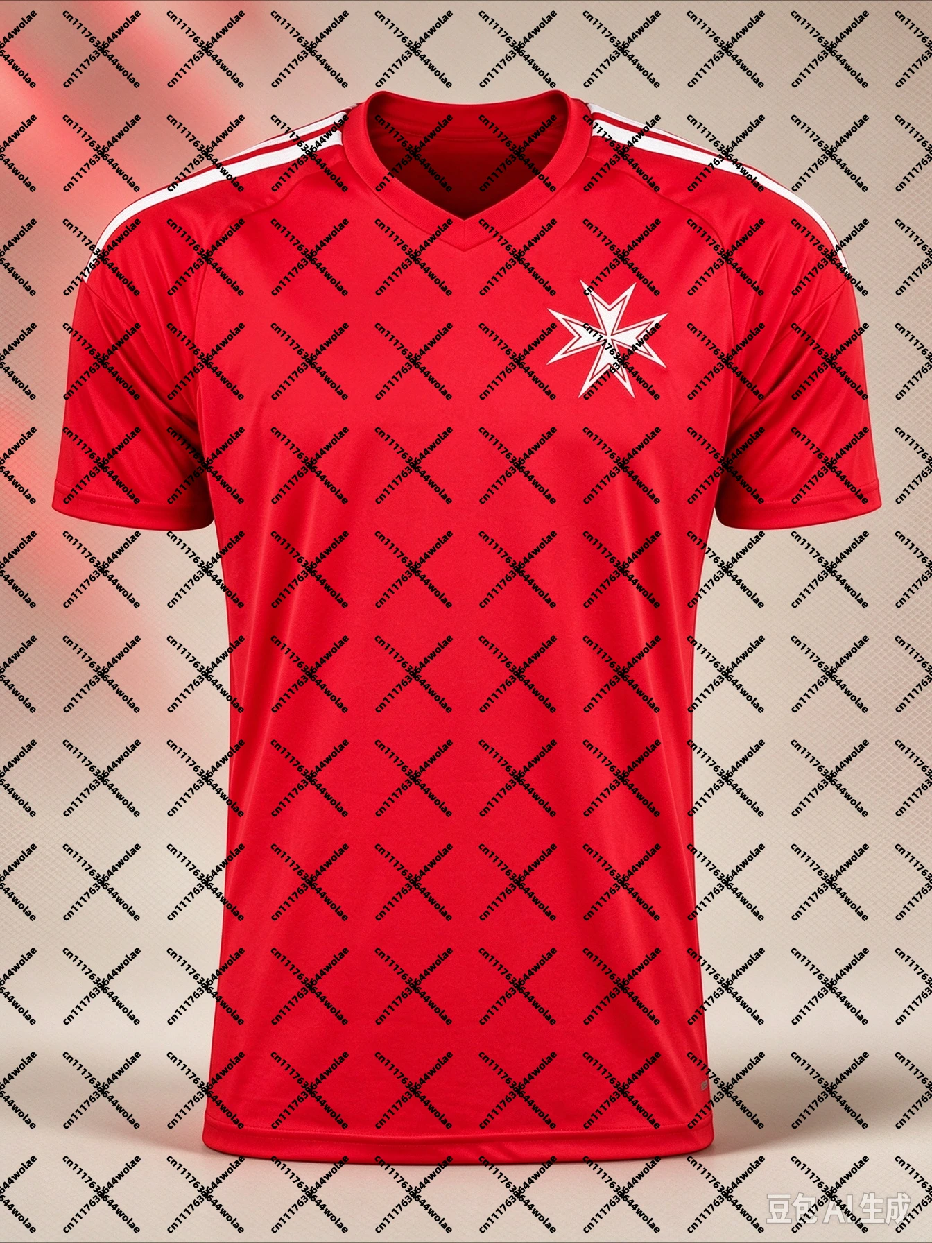 2026/27 New Arrivals Malta Men's Jersey Home Loose Quick Drying T-shirt Suitable for Daily and Training Wear Fan Clothing