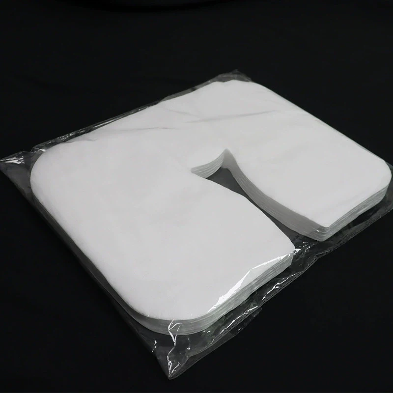 200 Count Disposable Face Cradle Covers–Ultra Soft, Non-Sticking Massage Face Covers/Headrest Covers for Massage Tables &Chairs