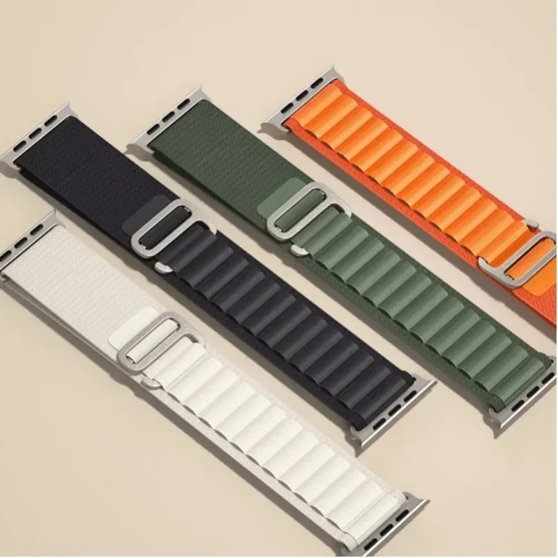Pasek Alpine Loop do Apple Watch Ultra 4 3 2, 49 mm, 45 mm, 44 mm, 40 mm, 41 mm, 46 mm, 42 mm, bransoleta do iWatch Series 12, 11, 10, SE, 9, 8, 7, 6, 5, 4. — 2