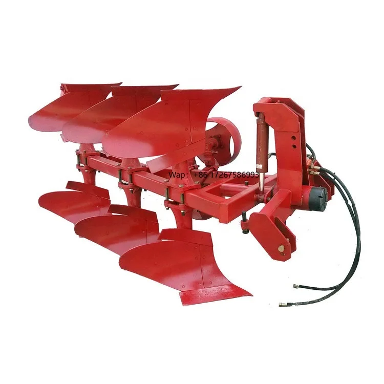 

Factory Supply Soil Ploughing Machine Hydraulic Flip Plow 3 Furrow Plough for Sale