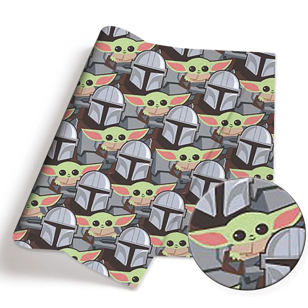 140x50CM Cartoon printed fabric  DIY star wars Cartoon Polyester/100Cotton/satin Fabric Patchwork Tissue Kid Sewing Doll Curtain