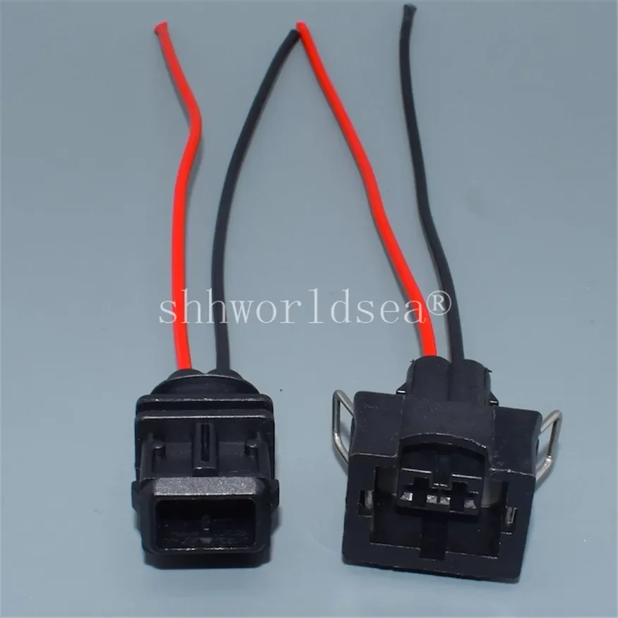 5/10/30/100Sets 2 Pin Female Wire Harness Connector EV1 car Fuel Injector Nozzle Waterproof Connector plug 829441-1 037 906 240