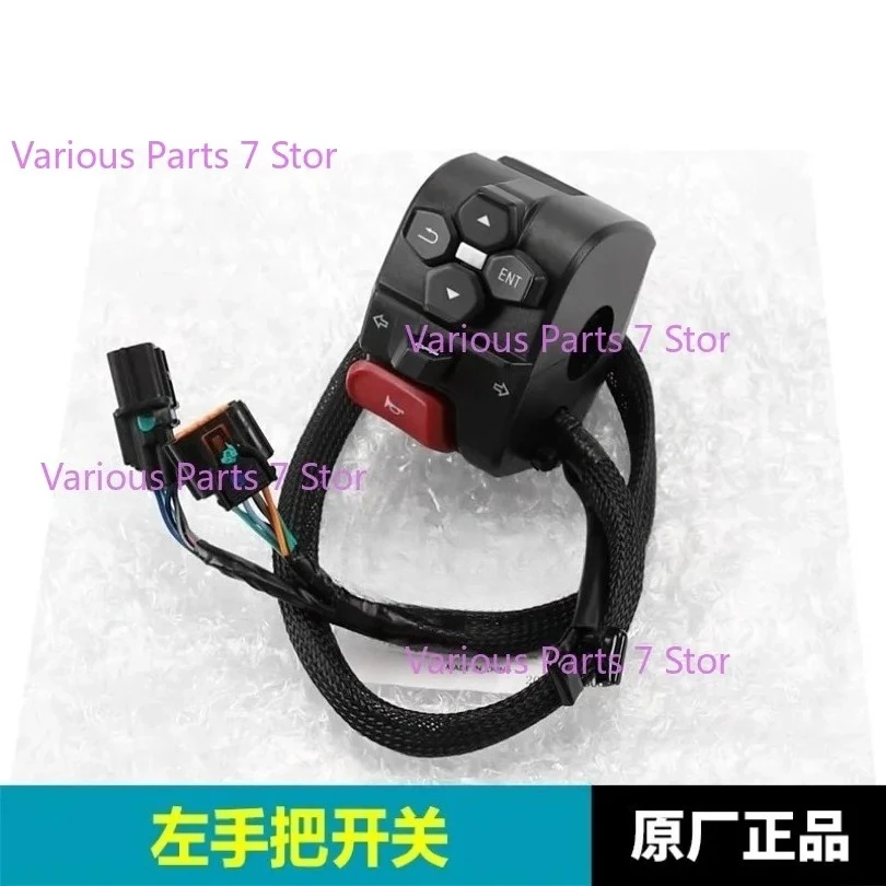 

For CFMOTO 450NK CF400-7 Left right hand switch handle Button to activate horn ignition headlight steering switch