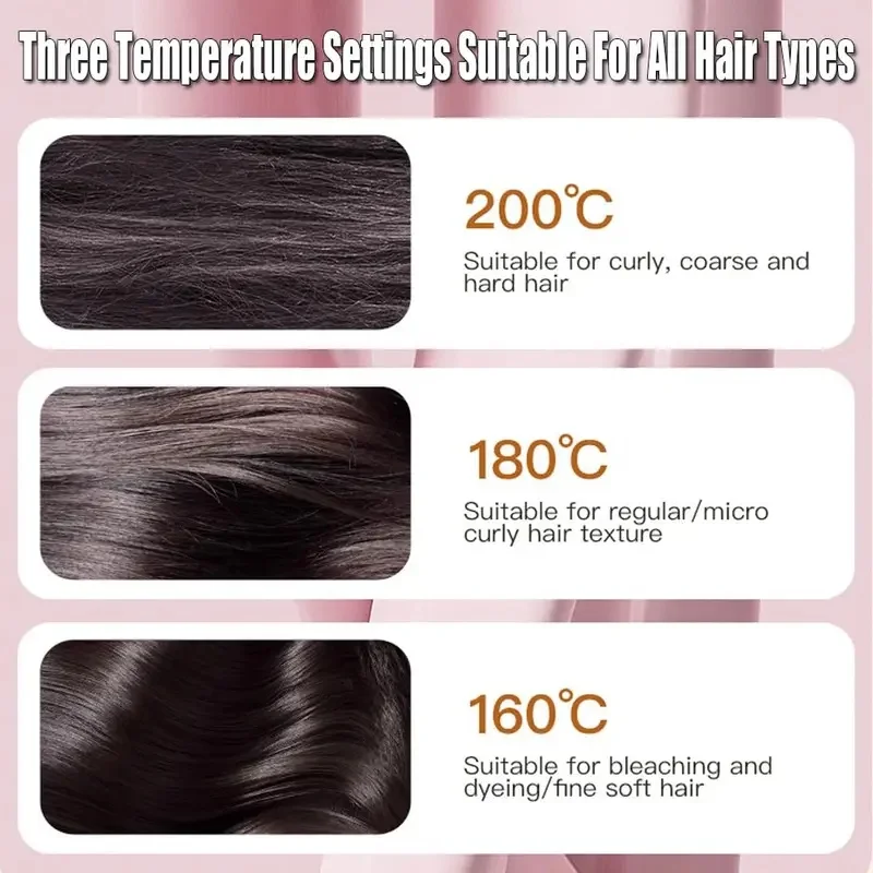 NEW Portable Wireless Straightening Comb Mini USB Rechargeable Hair Straightener Brush Multifunctional Hair For Travel Daily Use