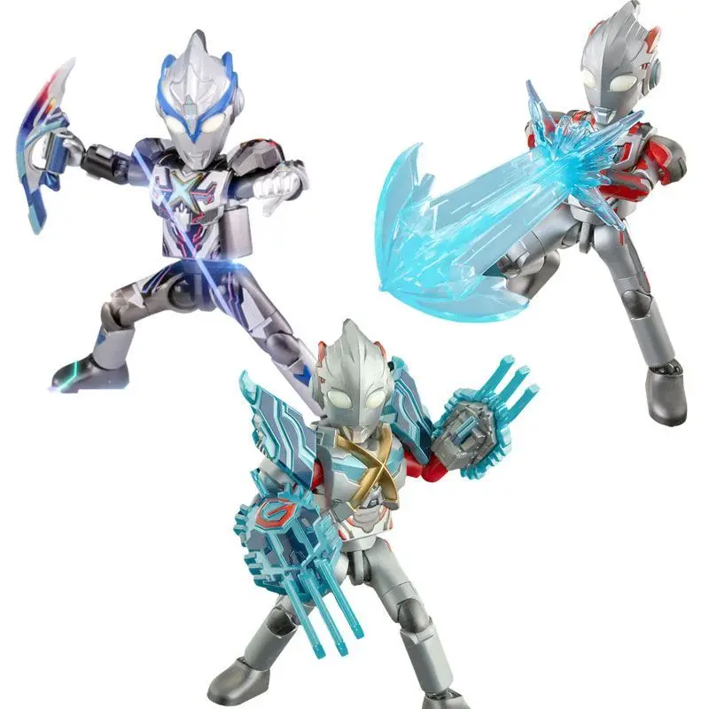 New Blokees Ultraman Galaxy Version 15 Convergent Evolution Ultraman X Ultraman Max Assemble Figure Sairo Collection Blind Box - Image 5