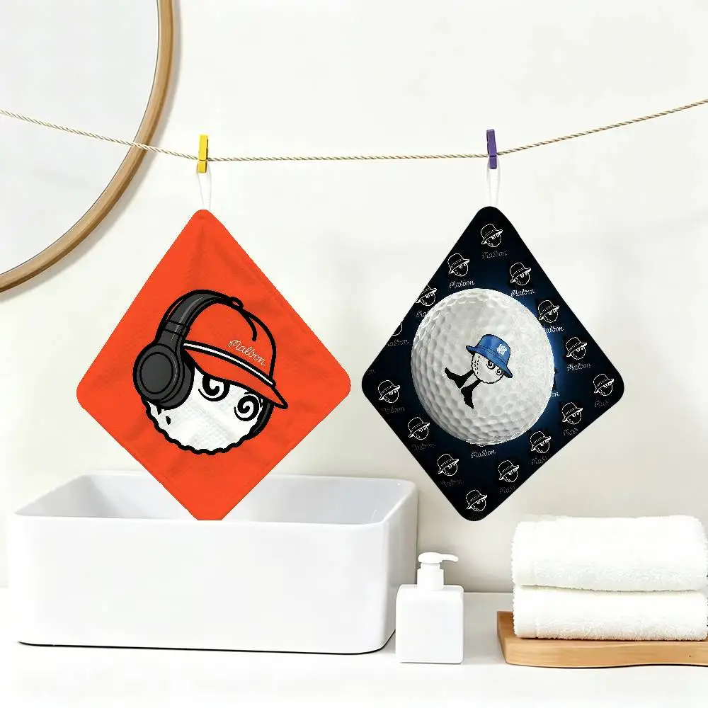 Fashion Golf MALBON Hanging Kitchen Towel, Polyester Cotton Material, Multipurpose Hand Wiping Towel for Family
