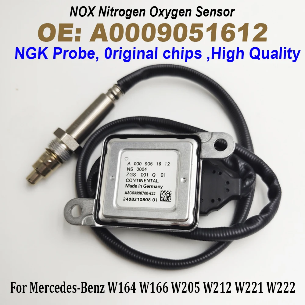 A0009051612 0009051612 Nitrogen Oxygen Sensor For NGK Probe High Quality chips For Mercedes-Benz W166 W205 W212 A3C03398700-622