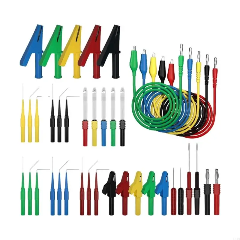 Laboratory Test Accessory Set Corrosion Resistant Clip Probes Comprehensive For Accuracy Circuit Analysis Tasks 