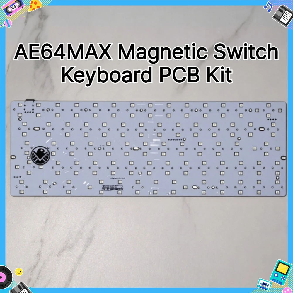 New Ten Bends AE64MAX PCB Set Customized Support Direct ADC Connection 8K Polling Rate RGB for GH60 Magnetic Switch Keyboard